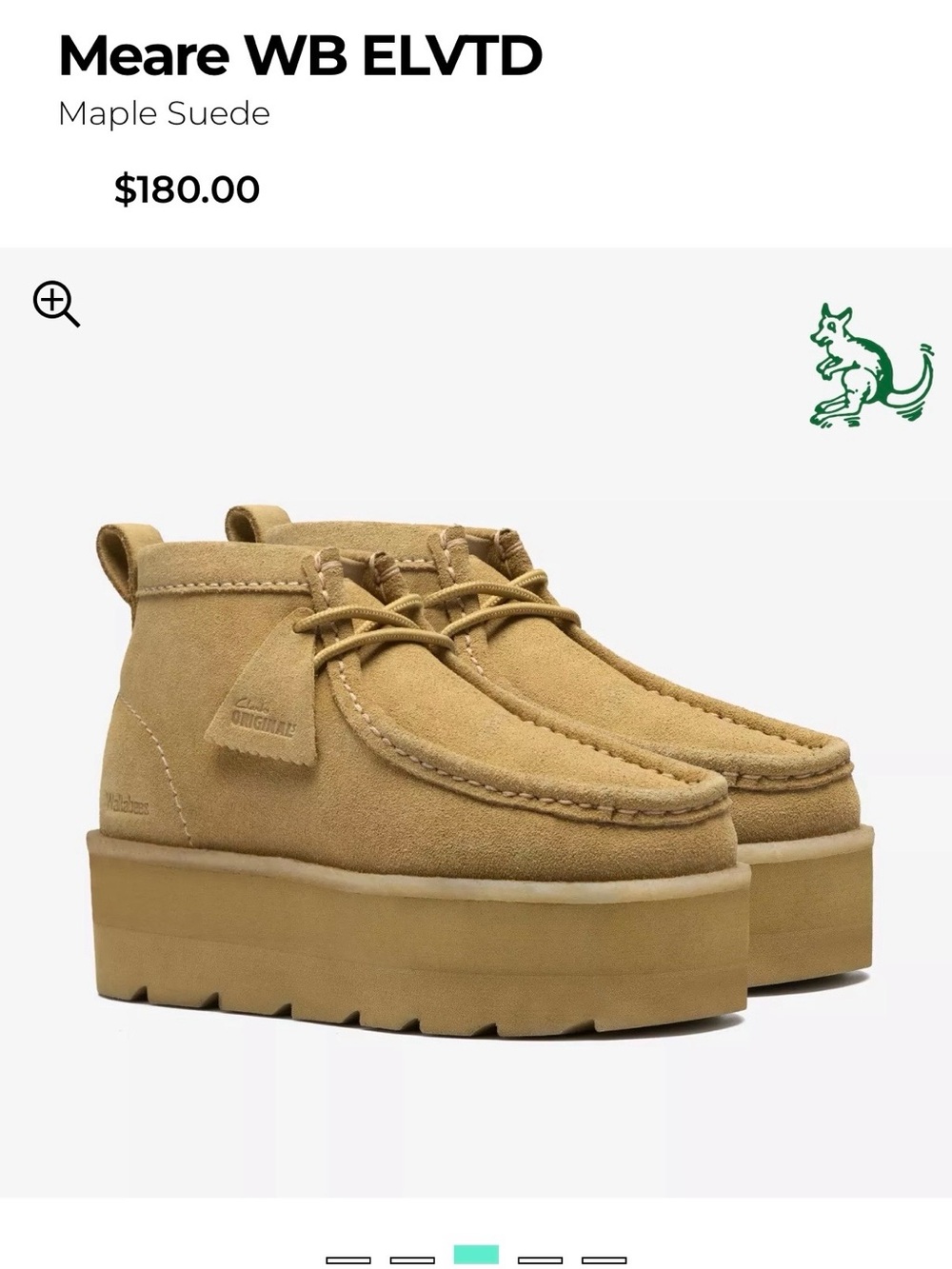 Clarks Meare WB ELVTD Chukka Boots in Maple Suede